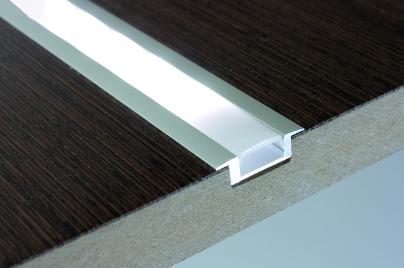 АЛУМИНИЕВ ПРОФИЛ ЗА LED ЛЕНТА ЗА вкопаване 3м. без капак - Image 3